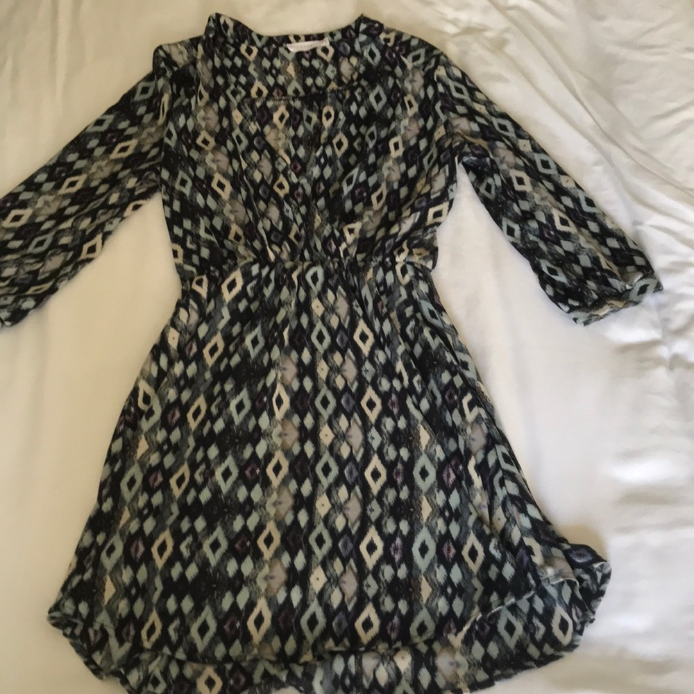 Geometric print Lush dress